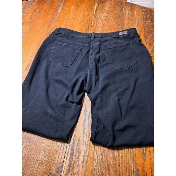 20W Long Riders by Lee Black Denim Jeans with Pockets and Belt Loops High Waist - Picture 4 of 4